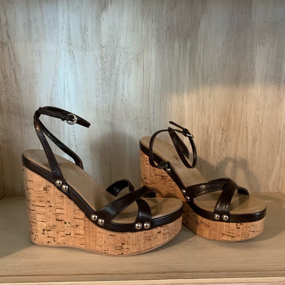 Colin Stuart platform sandals size 6.5